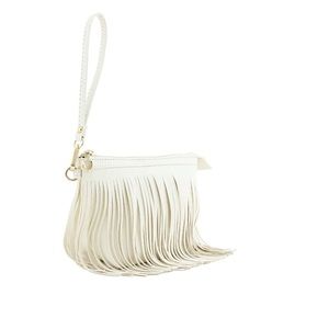 Crossbody/Wristlet Fringe Bag